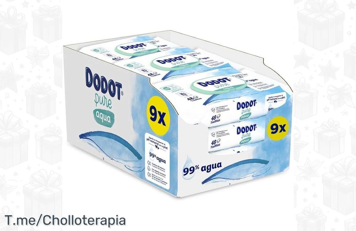 ¡No te quedes sin las Toallitas Dodot Pure Aqua a precio de infarto!