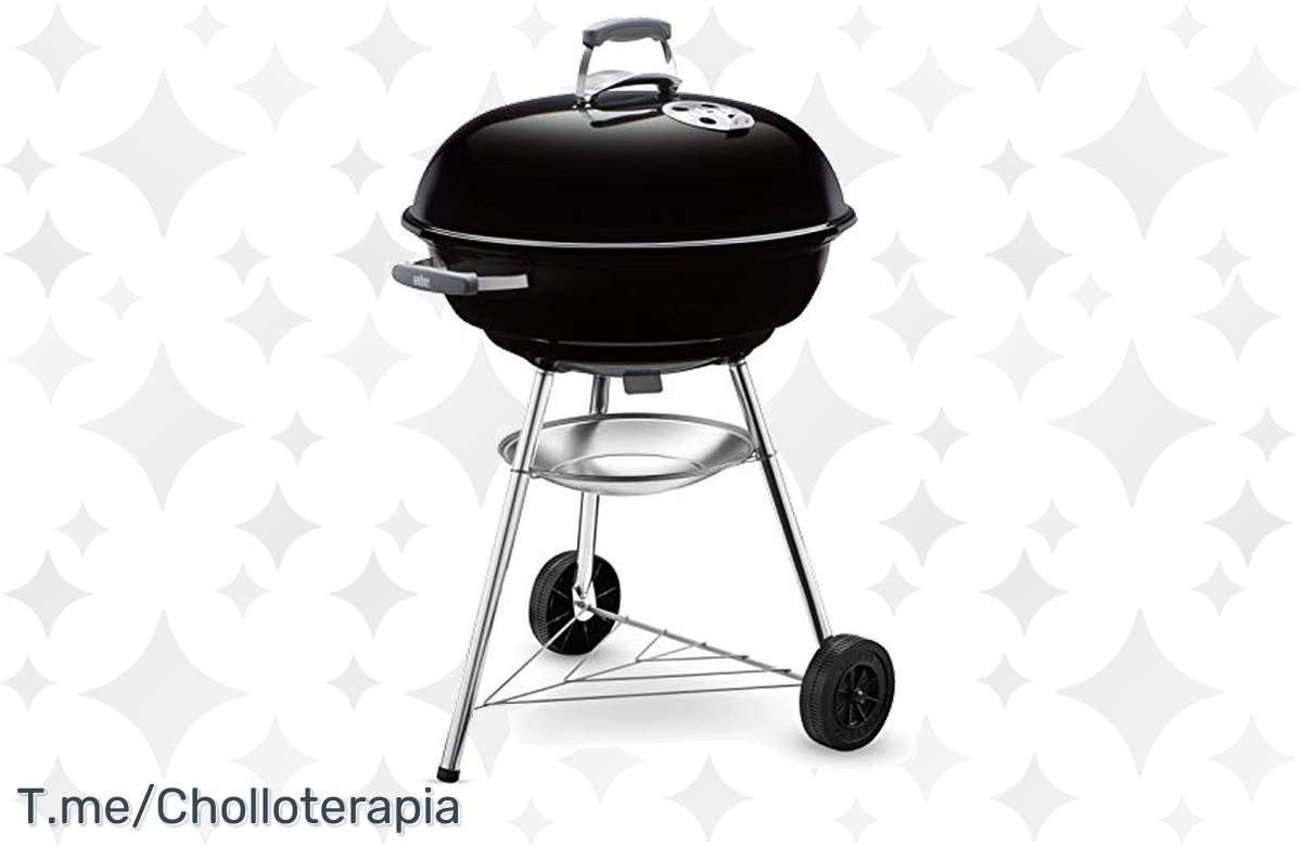 – ¡No te quedes sin tu Barbacoa de carbón Weber Compact Kettle 57 cm a precio de locura!