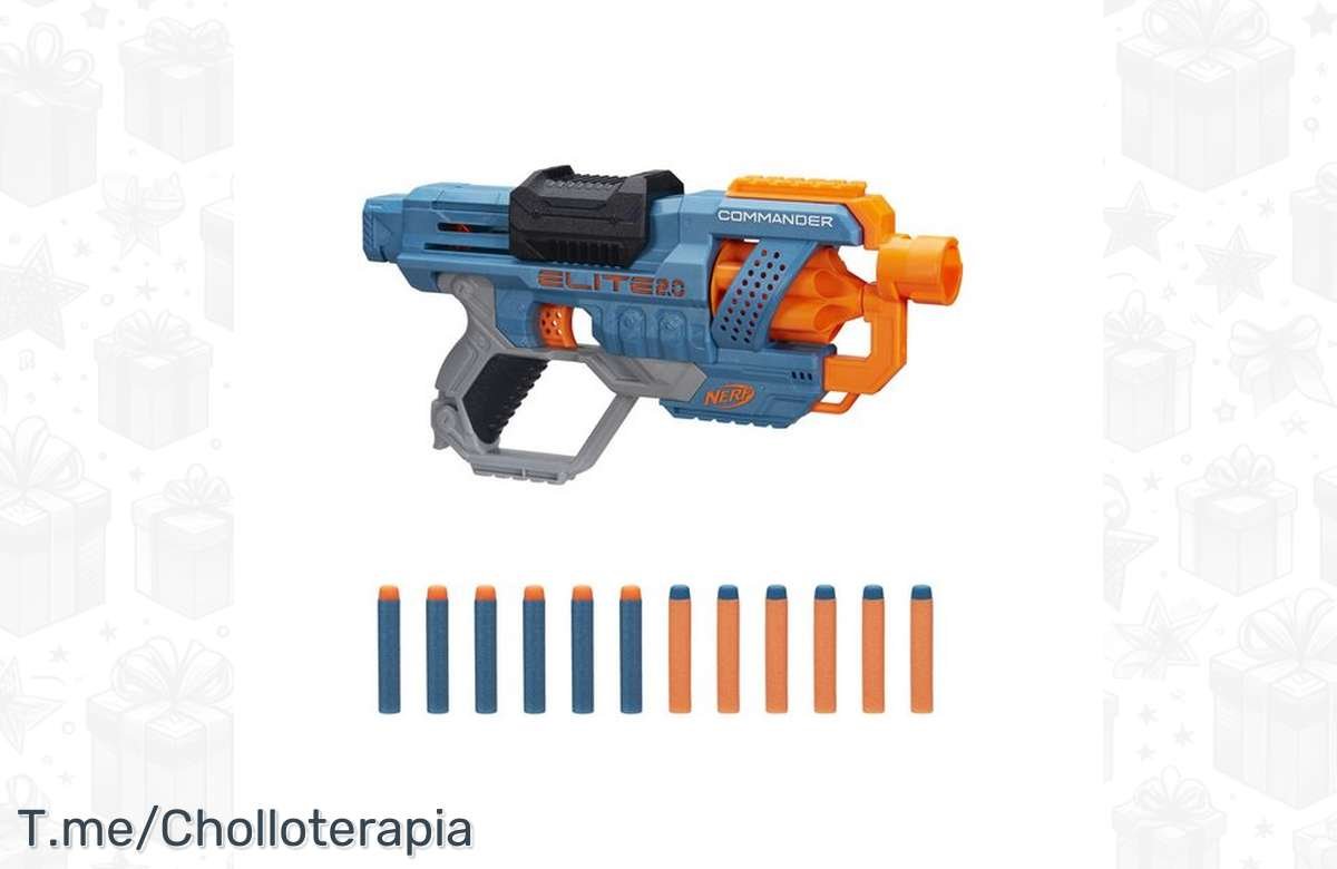 ¡No te quedes sin tu Nerf Elite 2.0 Commander RD-6 al precio más bajo del mercado!