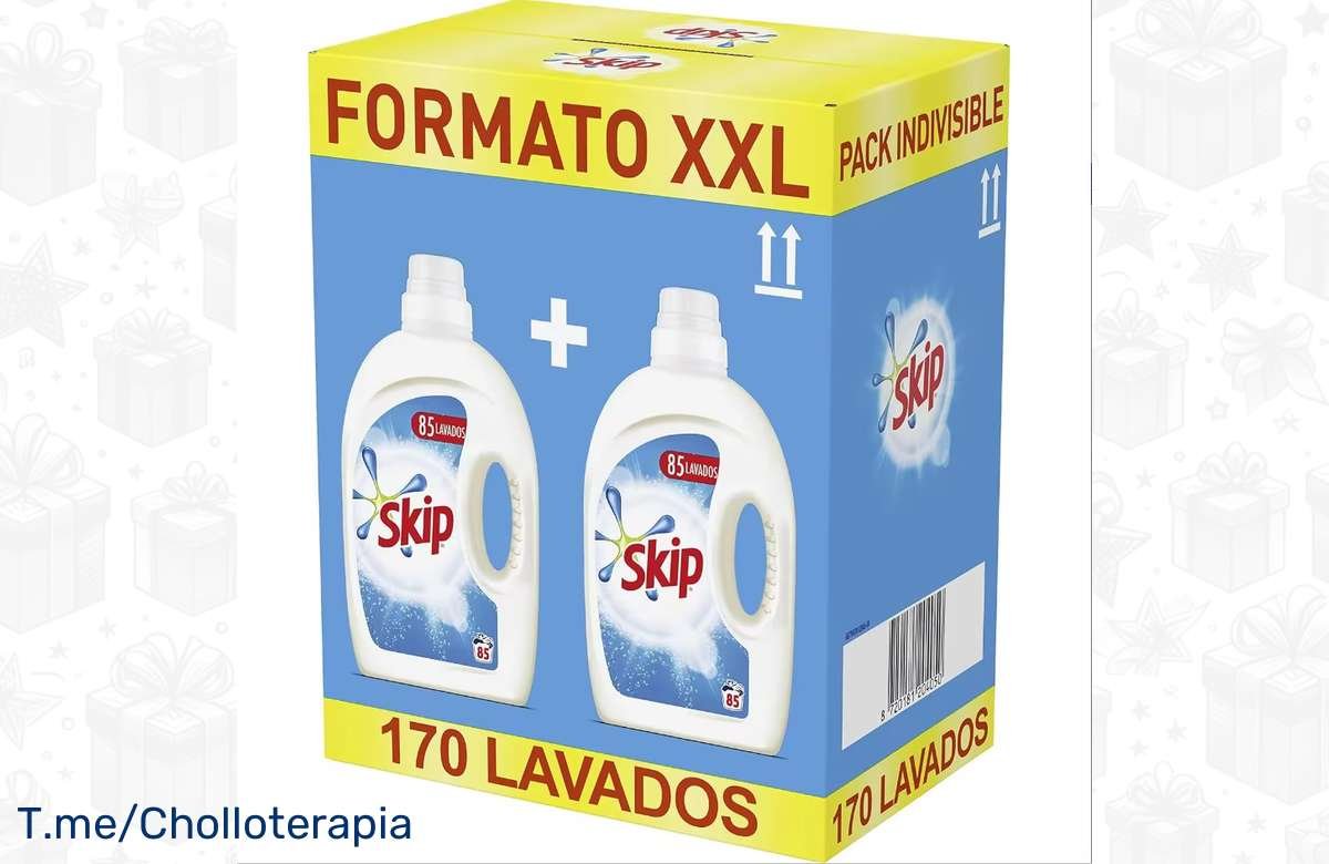 ¡No te quedes sin tu SKIP Detergente Limpieza Profunda a precio de locura!
