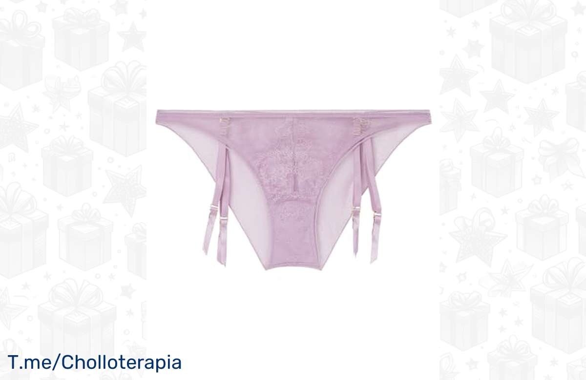 ¡No te quedes sin tu braguita de encaje lila de Women’ Secret! ¡Oferta limitada!