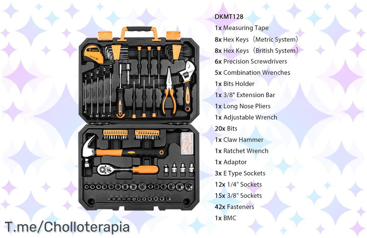 ¡No te quedes sin tu caja de herramientas DEKO con set de roscas y llave de torque! ¡Solo por tiempo limitado!