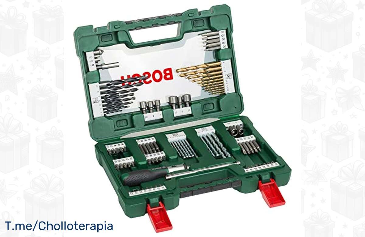 ¡No te quedes sin tu maletín Bosch de 91 unidades con descuento increíble!