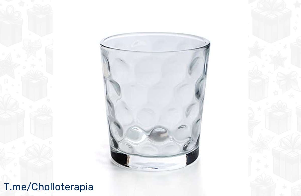 ¡No te quedes sin tus 6 vasos de vidrio! Aprovecha esta oferta increíble.