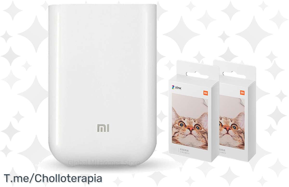 ¡No te quedes sin tus fotos impresas al instante con Xiaomi Mijia!