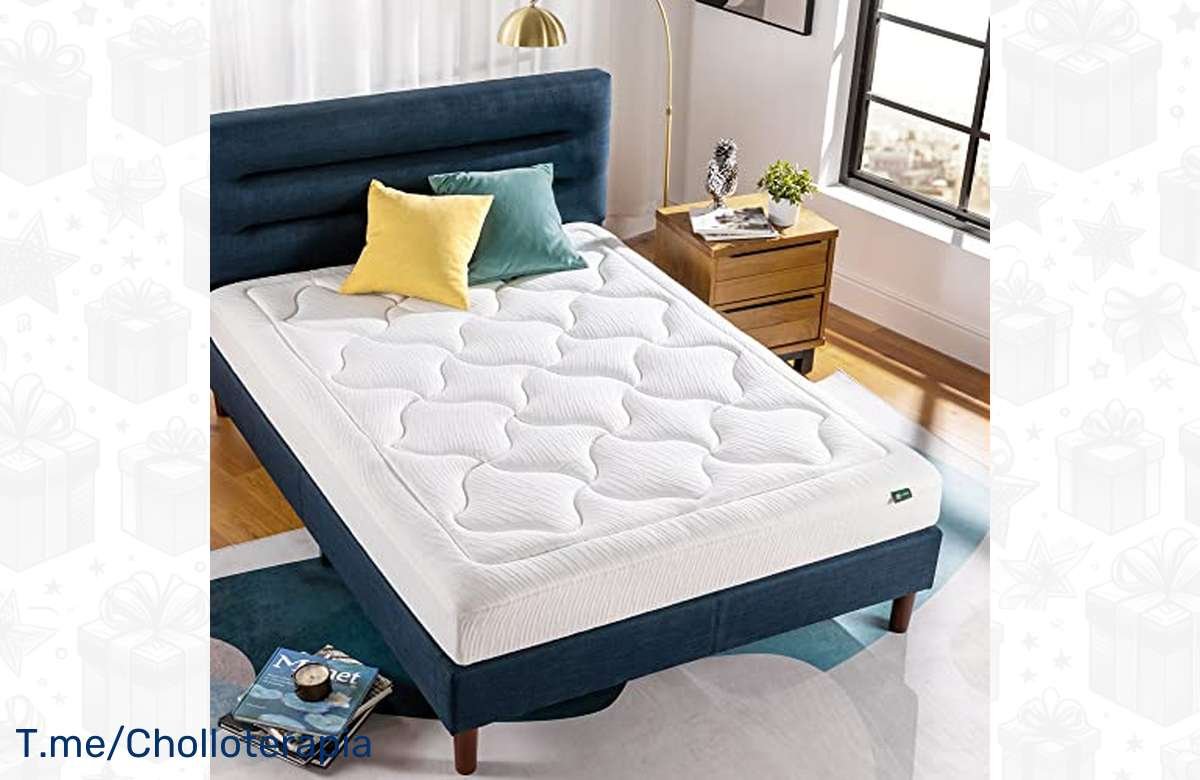 ¡Oferta alucinante! Colchón Zinus Cloud con un descuento increíble. ¡No te lo pierdas!