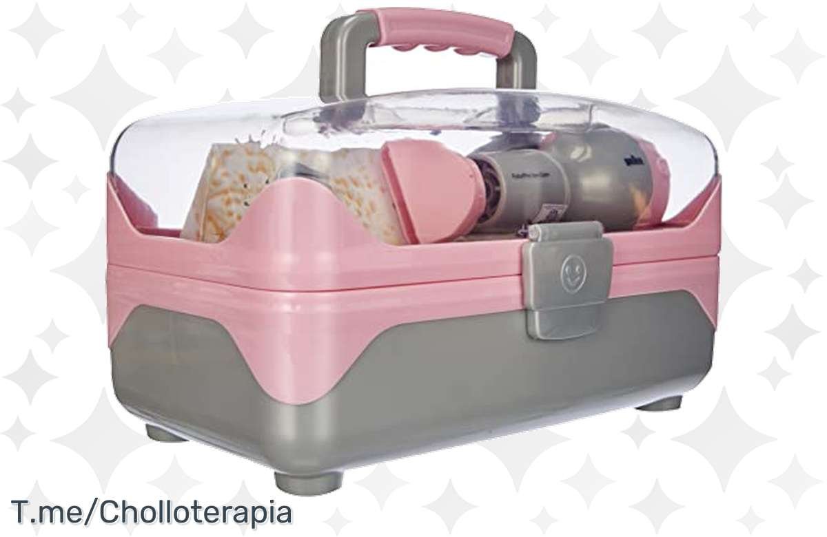 ¡Oferta arrasadora! Set de peluquería Theo Klein con secador a pilas