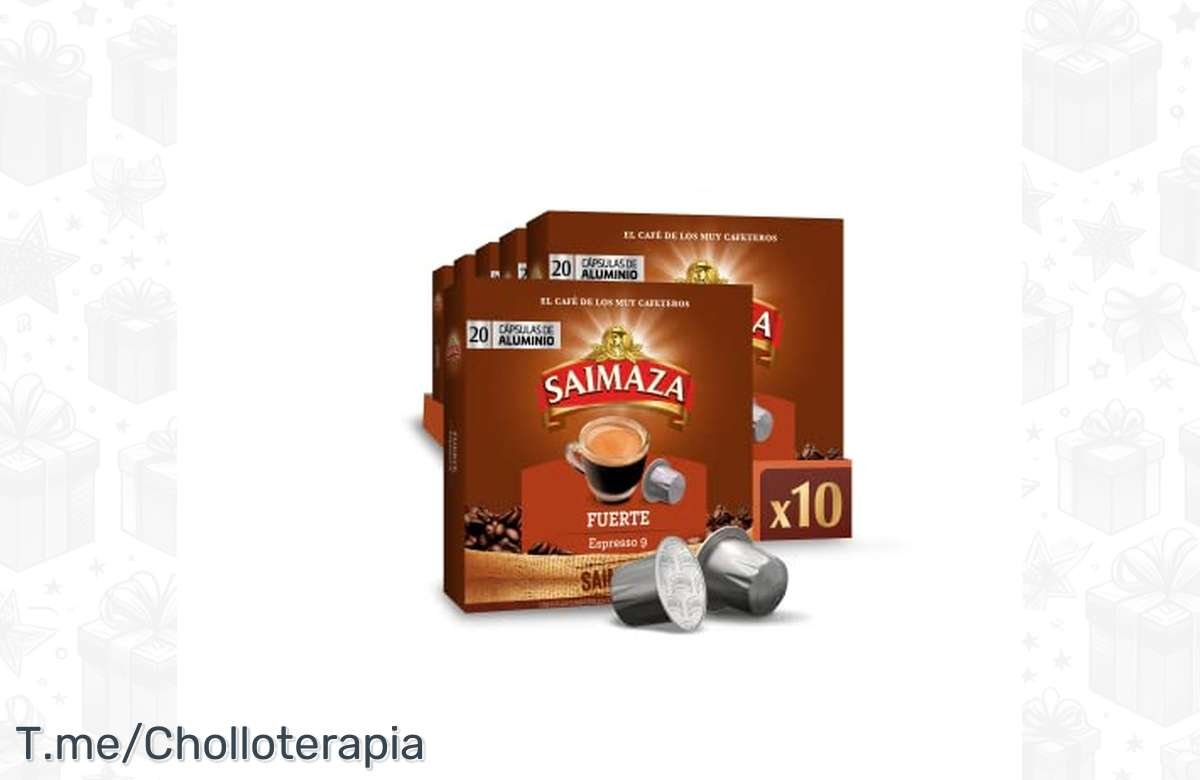 ¡Oferta bomba! Café Saimaza Espresso 9: 200 cápsulas a precio de locura