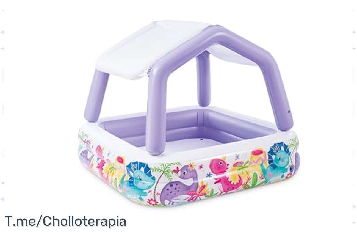 ¡Oferta exclusiva: Piscina hinchable Intex para niños con toldo extraíble! ¡Aprovecha ya!