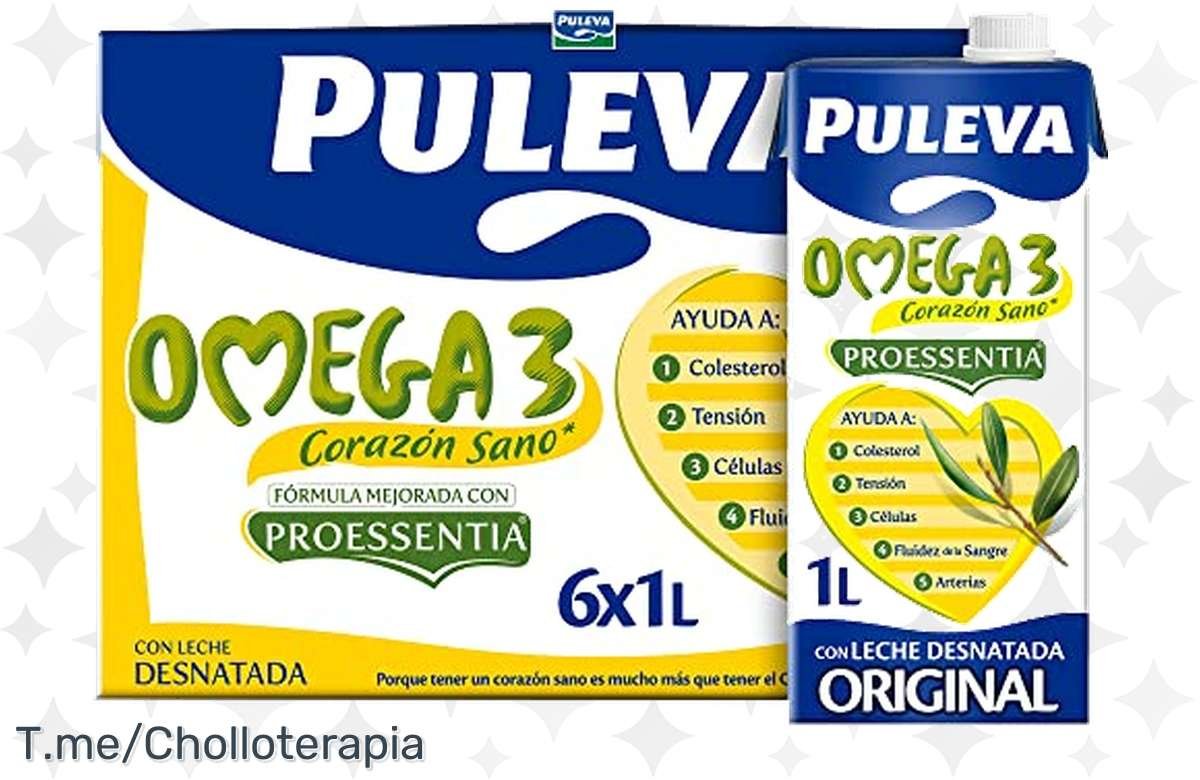 ¡Oferta exclusiva! Puleva Omega 3: 6×1 lt. ¡No te lo pierdas!