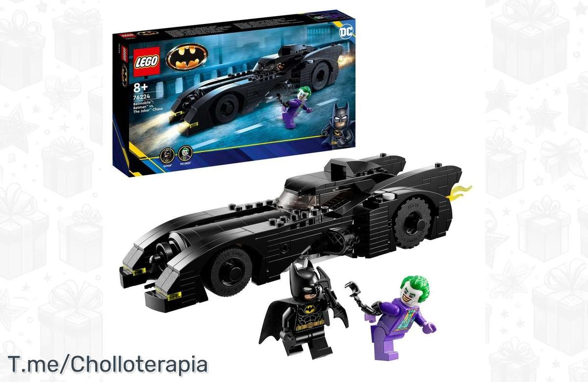 ¡Oferta increíble! LEGO DC 76224 Batmobile: Caza de Batman vs. The Joker, ¡no te lo puedes perder!