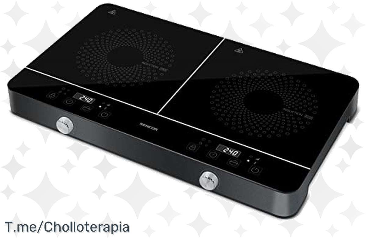 ¡Oferta increíble! Placa de cocción de inducción Sencor SCP 4201GY en liquidación