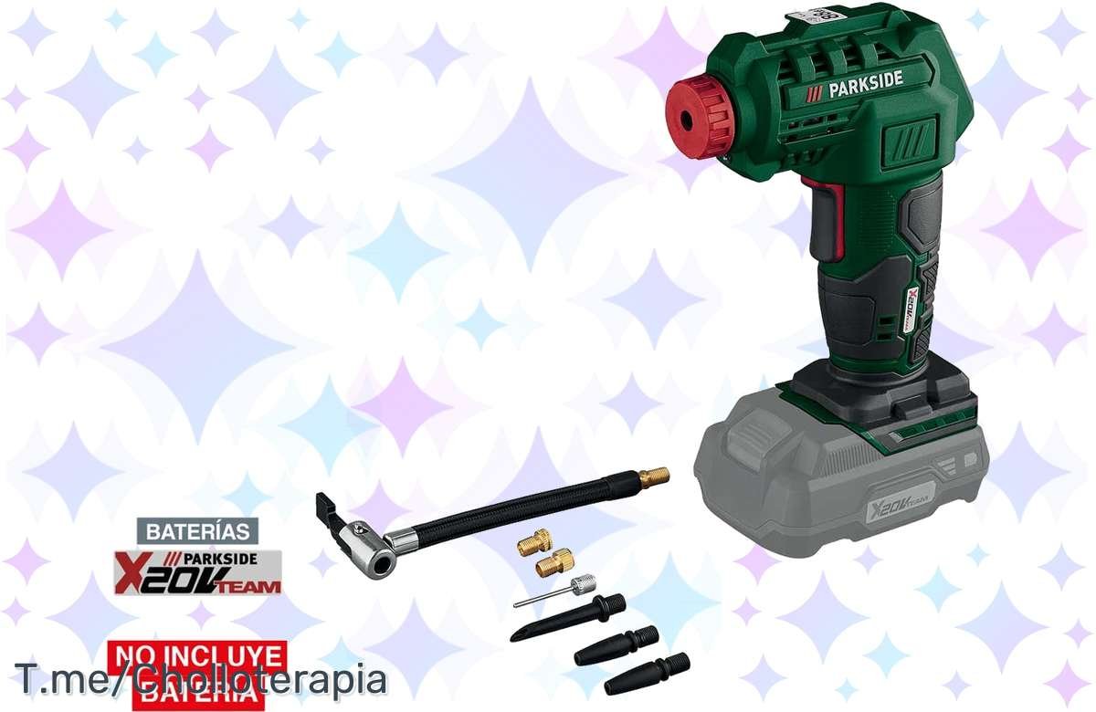 ¡Oferta increíble en inflador y compresor recargables 20V! ¡No te quedes sin el tuyo!