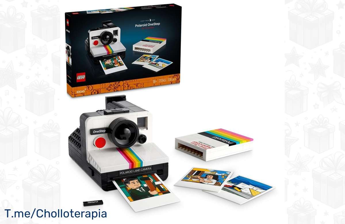 ¡Oferta increíble para amantes de la fotografía! LEGO Ideas Cámara Polaroid OneStep SX-70 con descuento ¡No te lo pierdas!