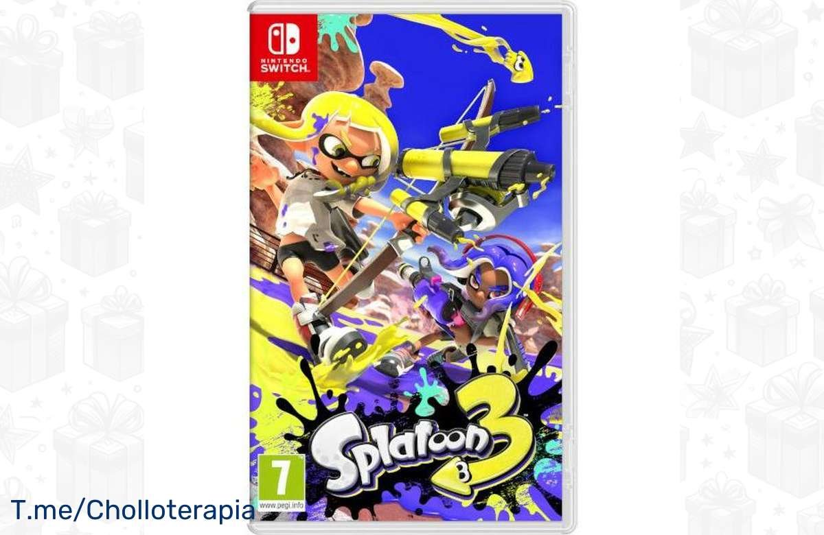 ¡Oferta relámpago! Splatoon 3 para Nintendo Switch a precio de locura. ¡No te lo pierdas!