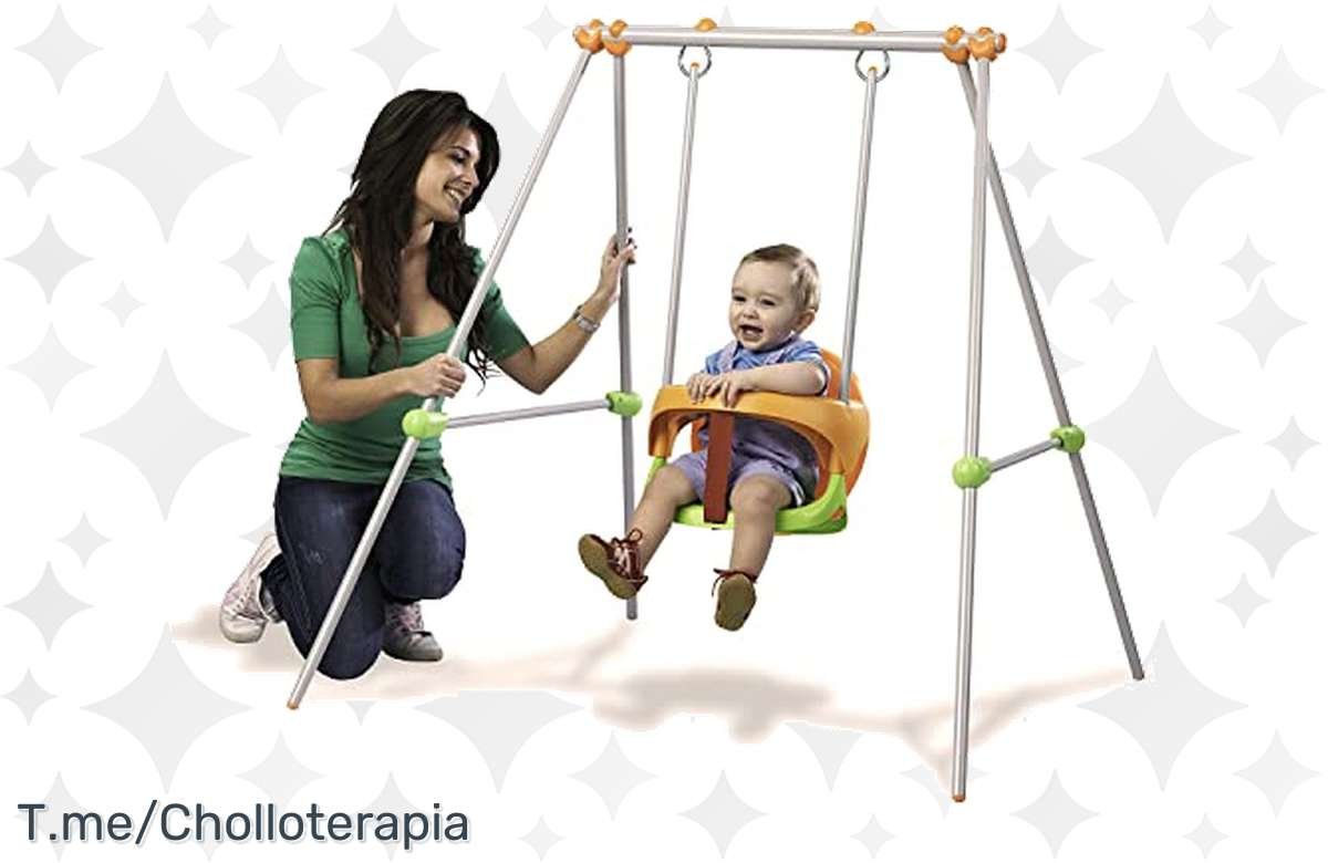 ¡Oferta única! Columpio de Metal para bebé de Smoby 310046 a precio de locura ¡No te lo pierdas!