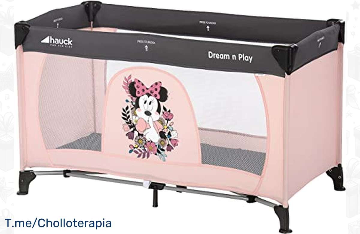 ¡Oferta única! Cuna de viaje Dream N Play de Minnie Rosa: el mejor precio para tus viajes con el bebé