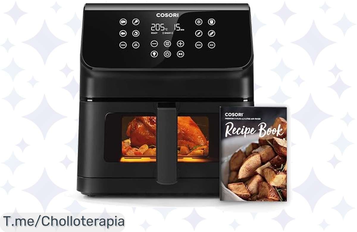 ¡Oferta única! Freidora de Aire COSORI de 6,2 L con 3+8 Funciones y Ventana – ¡No te la pierdas!