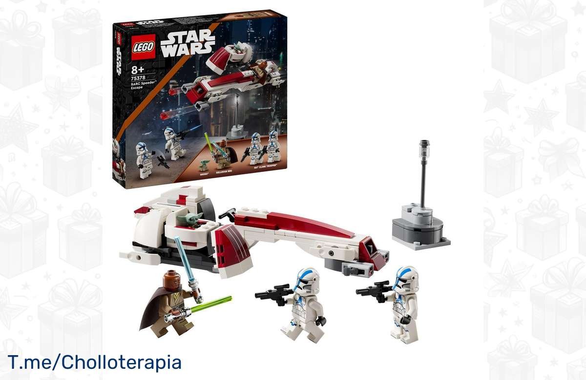 ¡Oferta única! LEGO Star Wars: The Mandalorian Speeder BARC ¡Construye tu aventura galáctica ya!