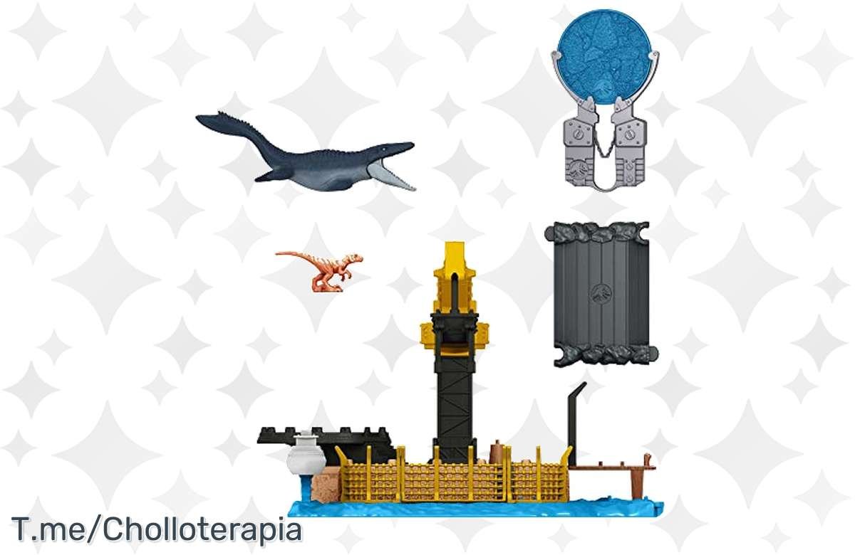 ¡Oferta única! Set Jurassic World Minis con Dinosaurio Mosasaurus ¡Aprovecha ya!