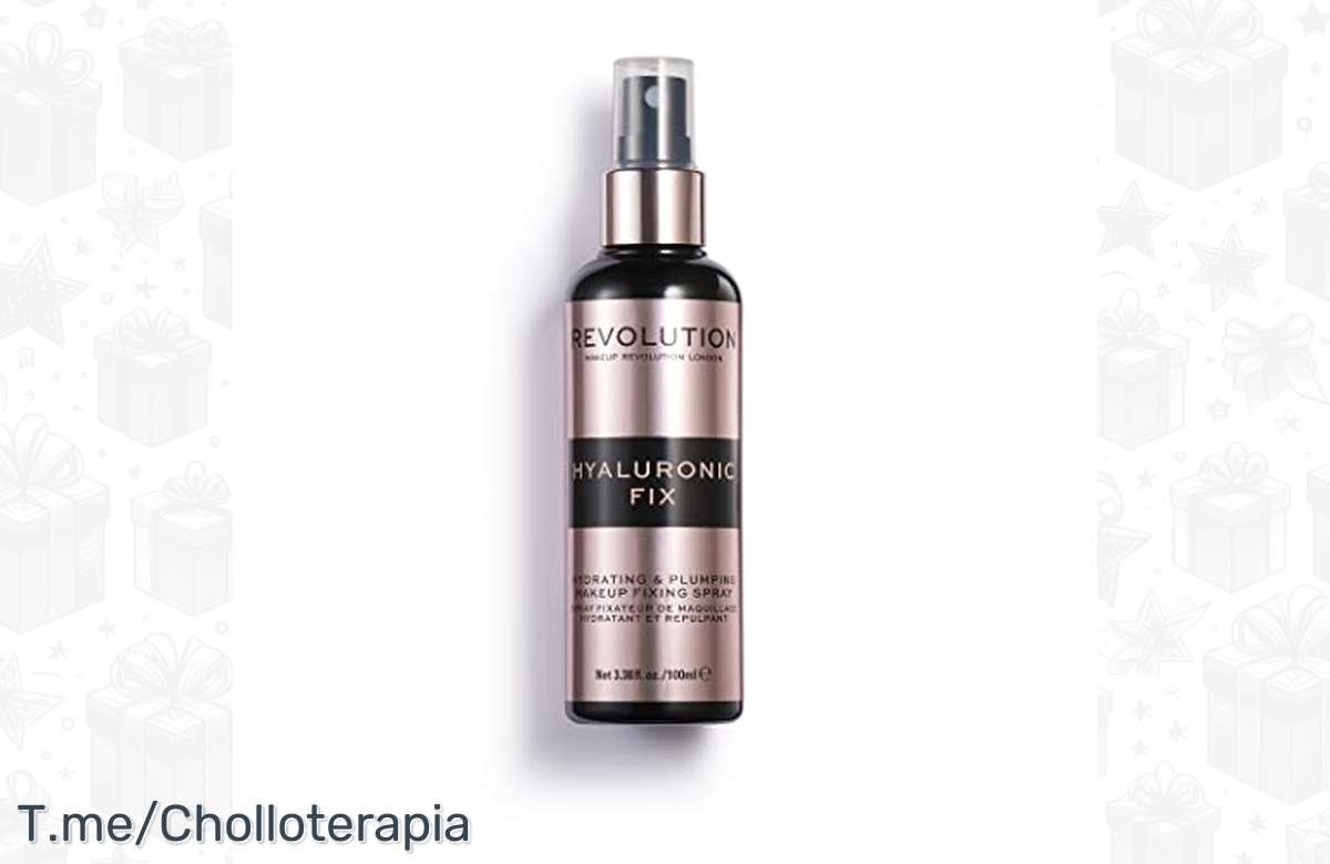 ¡Oferta única! Spray Fijador Hialurónico Revolution a precio de locura
