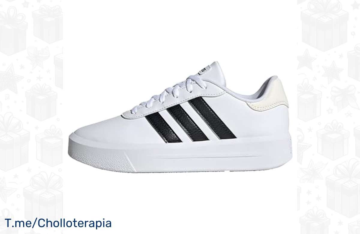 ¡Oferta única! Zapatillas adidas Court Platform con descuento brutal en talla 40