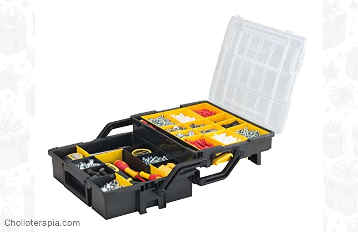 ¡Ordena tus herramientas como un pro con el Stanley Organizador Multinivel SortMaster!