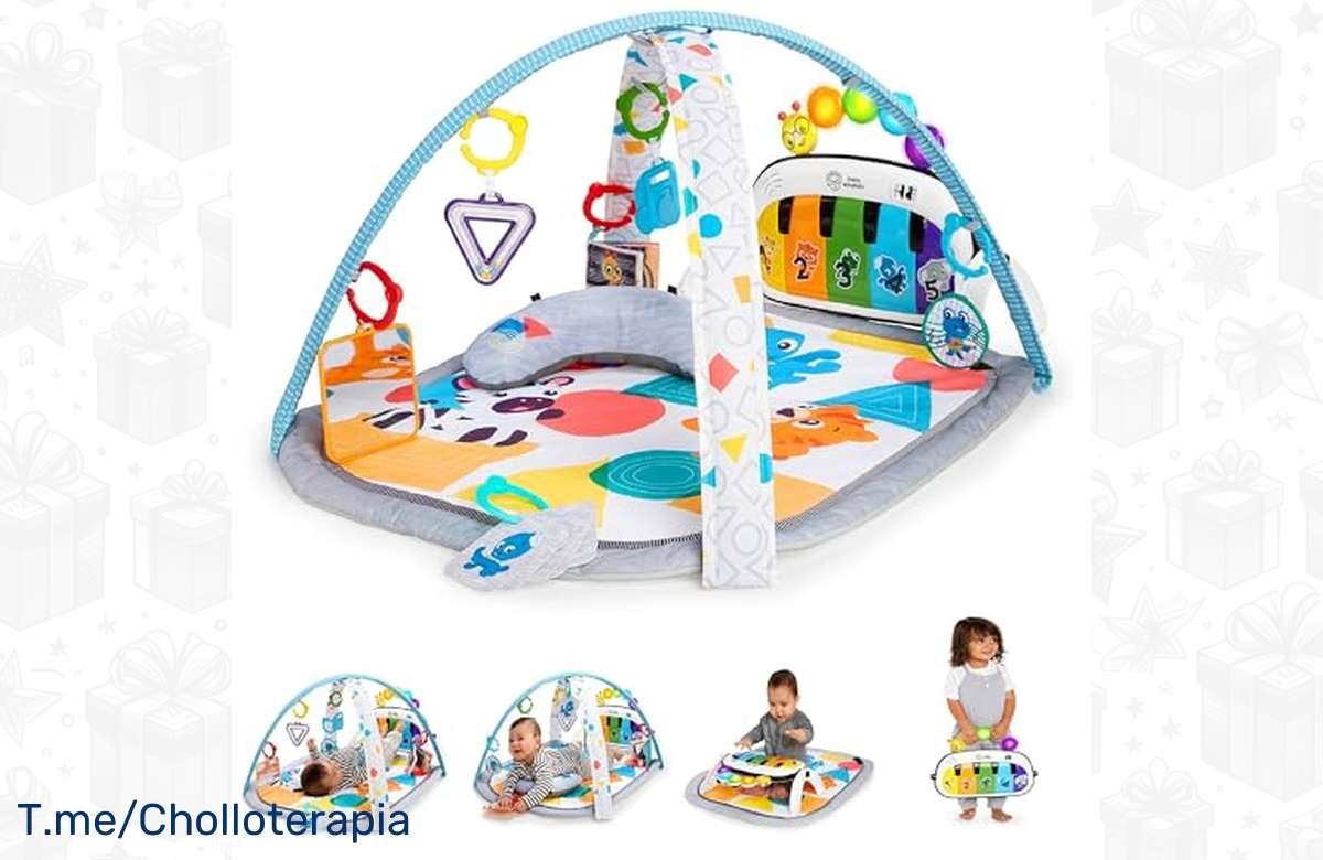 ¡Potencia el talento musical de tu bebé con el gimnasio 4en1 Baby Einstein!