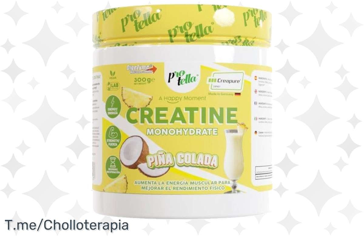 ¡Potencia tus ganancias con este Preciazo en Creatina Creapure Piña Colada! ¡No te lo pierdas!