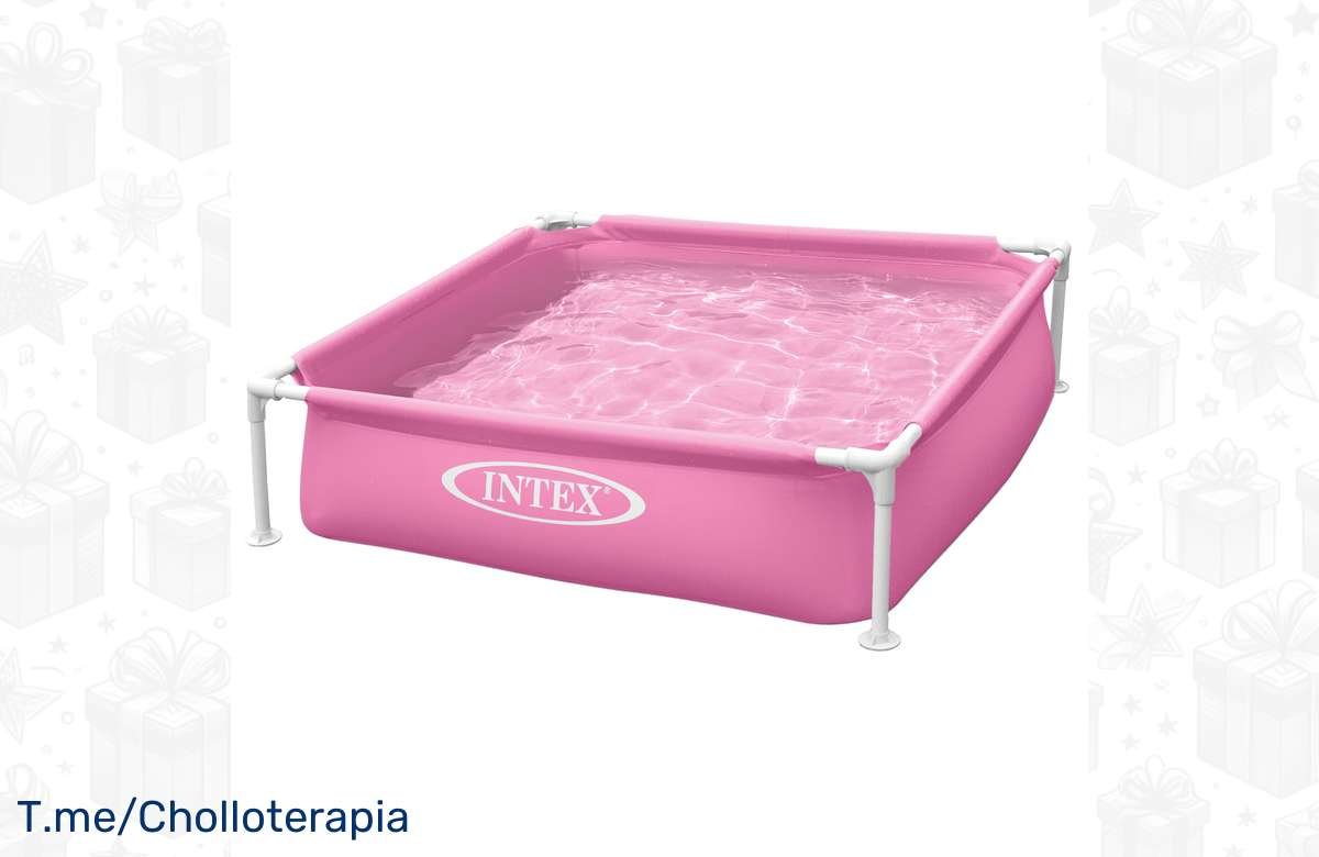 ¡Refresca tu verano con la piscina rosa INTEX en oferta!