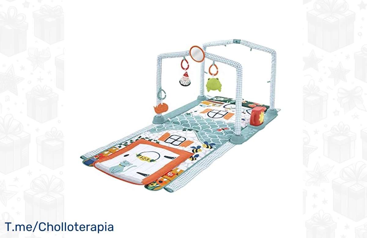 ¡Regalo ideal para bebé! Gimnasio 2 en 1 para su diversión. ¡Aprovecha ya!