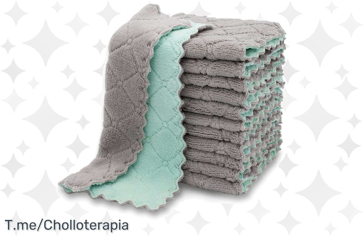 ¡Renueva tu cocina con estas toallas de plato de microfibra!