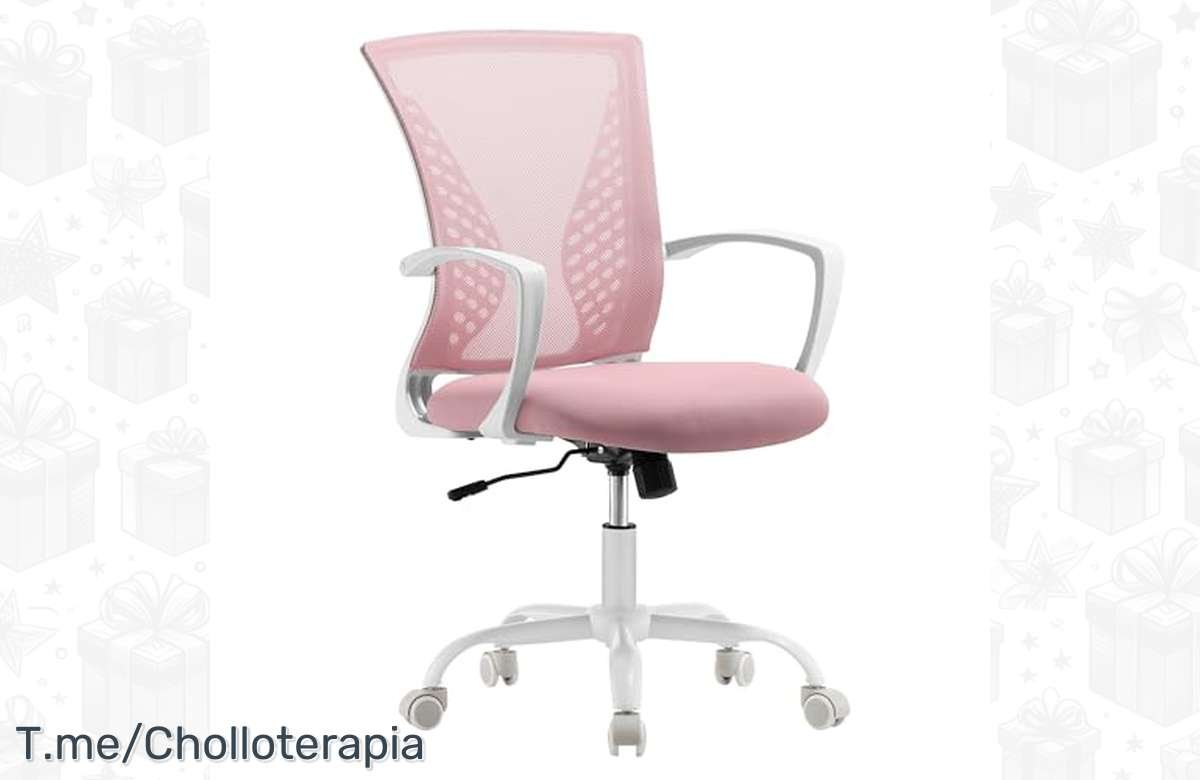 ¡Renueva tu espacio de trabajo con la silla SONGMICS de malla ajustable!