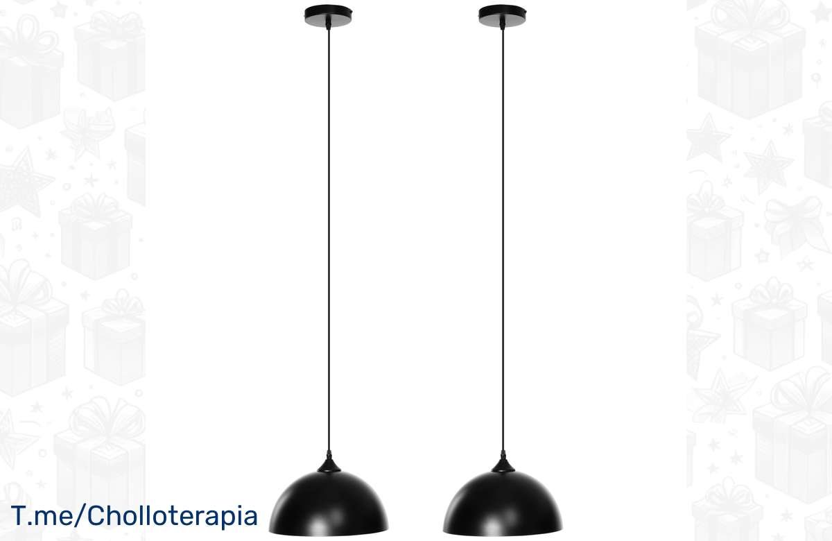 ¡Renueva tu hogar con estas Lámparas Colgantes de Metal HOMCOM en oferta! ¡Dale un toque de estilo y elegancia a tu hogar ahora!