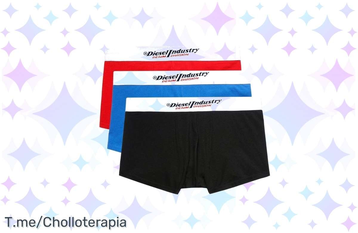 ¡Renueva tu look con los Calzoncillos Umbx Damien ThreePack de Diesel a precio de locura!