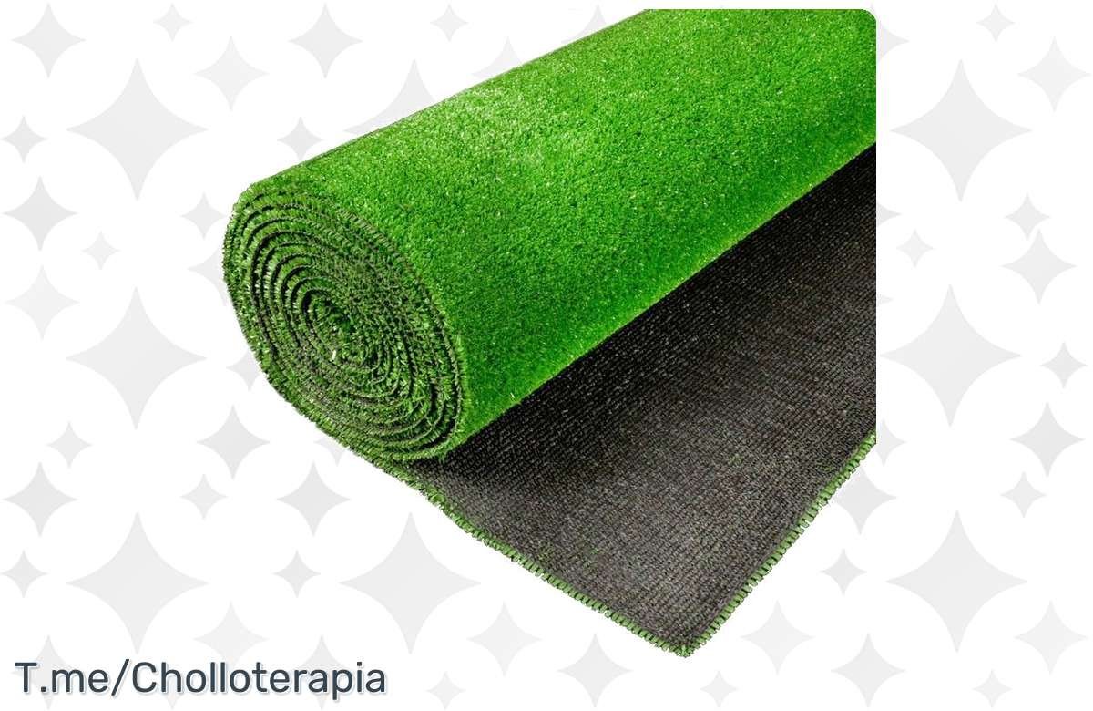 ¡Renueva tu patio con césped artificial de 7 mm y disfruta al aire libre!