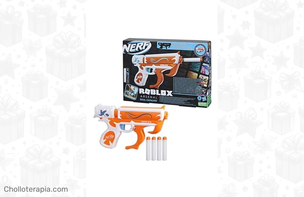 ¡Saca el máximo rendimiento con el lanzador Soul Catalyst de Nerf Roblox Arsenal!