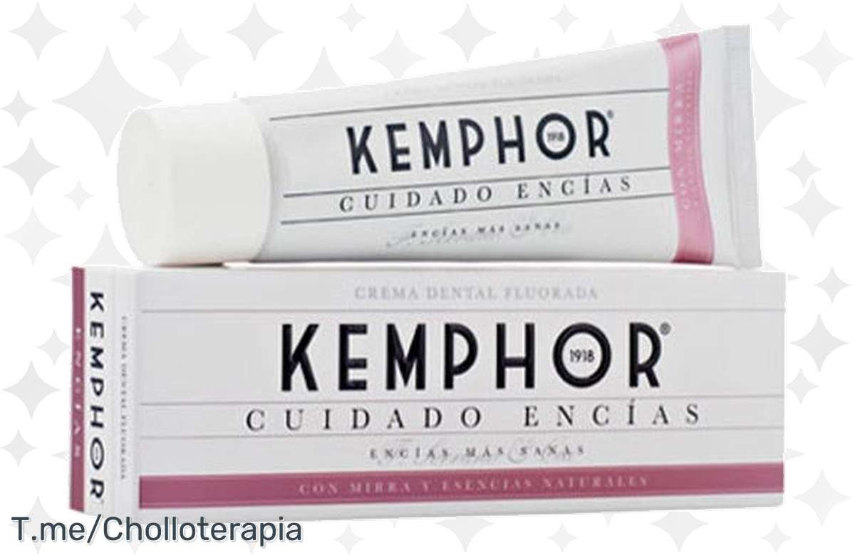 ¡Sonríe sin preocupaciones con la pasta de dientes Kemphor a precio de ganga!