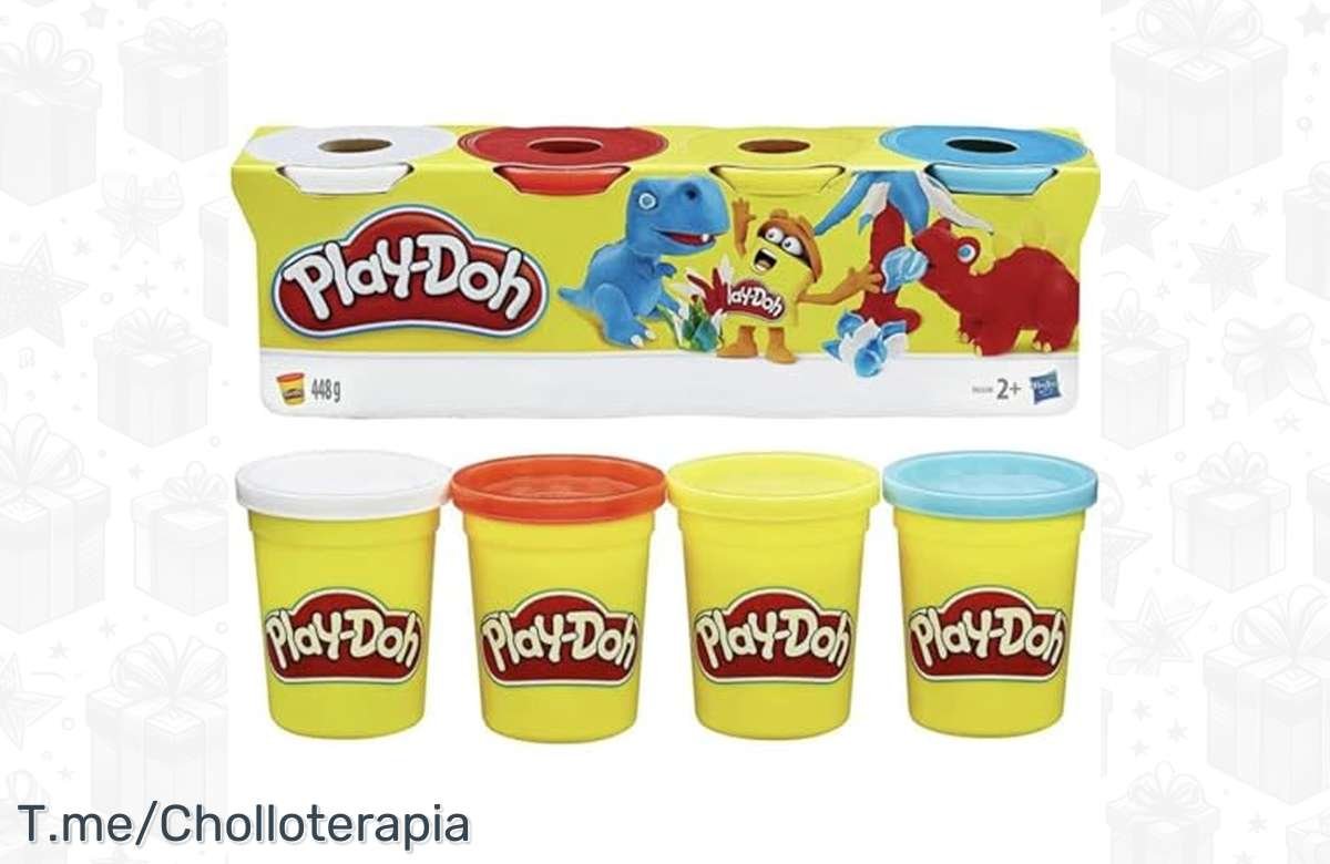 ¡Súper ganga! Pack 4 botes de Play-Doh a precio increíble