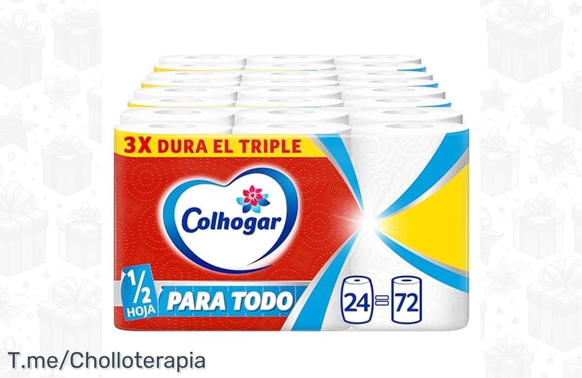 ¡Súper oferta! 24=72 Rollos de Colhogar Paratodo a un precio irresistible. ¡No te lo pierdas!