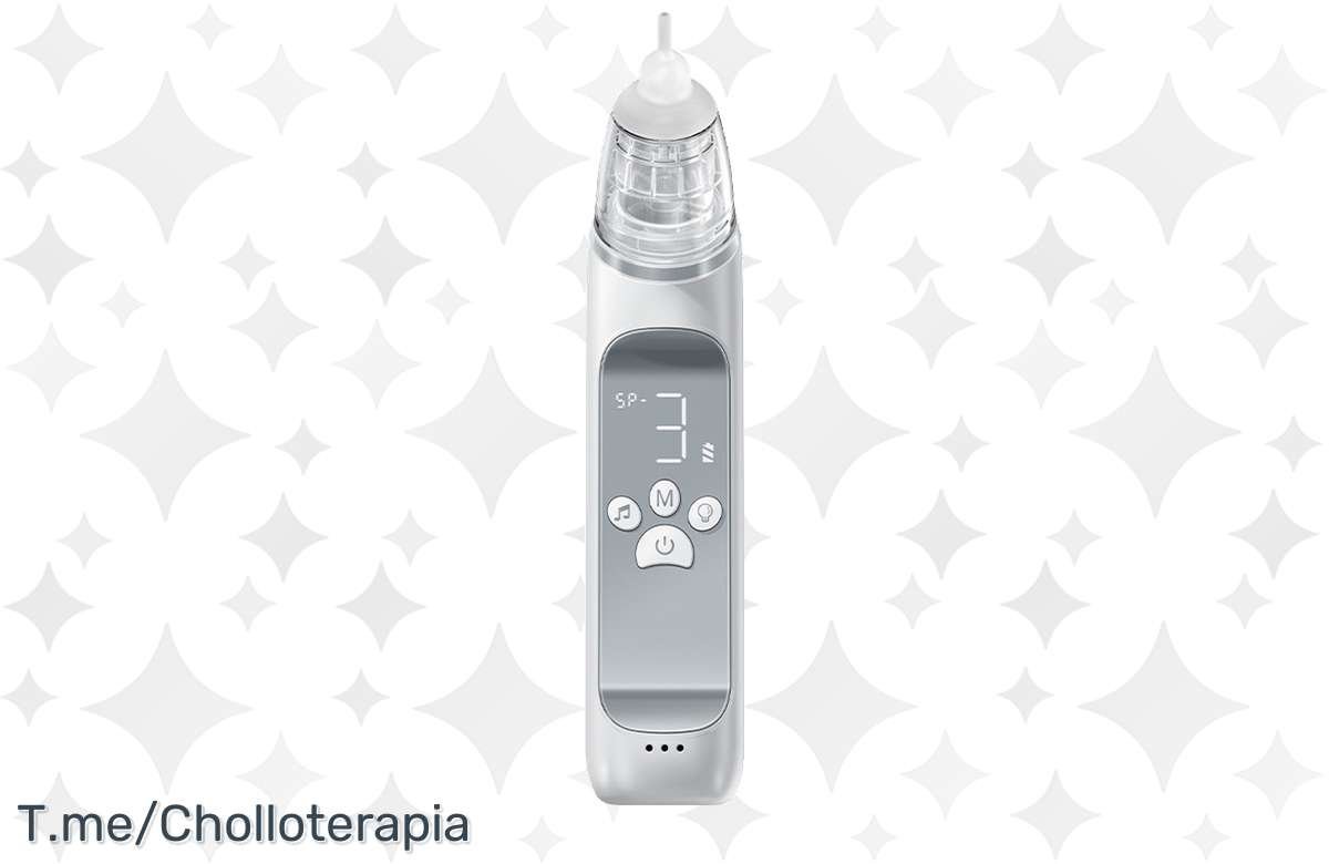 ¡Tu aliado para la limpieza nasal del bebé! ¡Succión suave y música relajante!