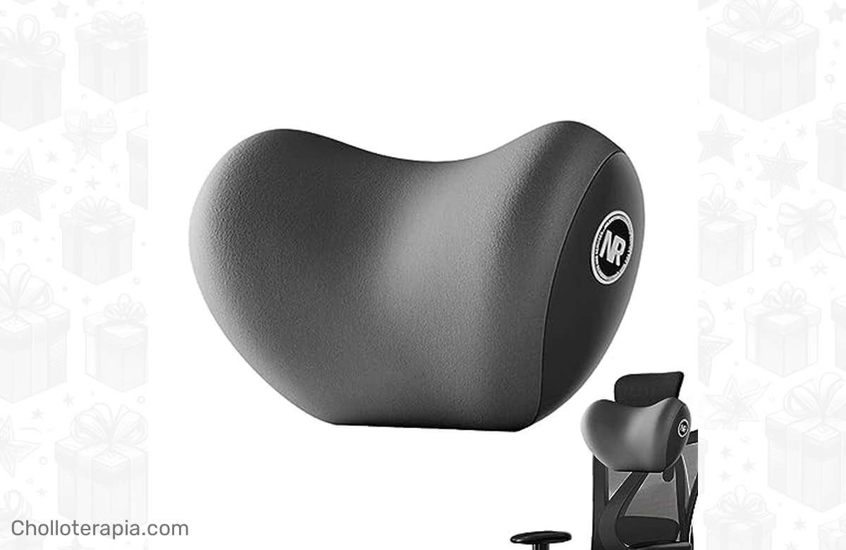 ¡Viaja con total comodidad con este cojín cervical ajustable para coche de Voihamy!