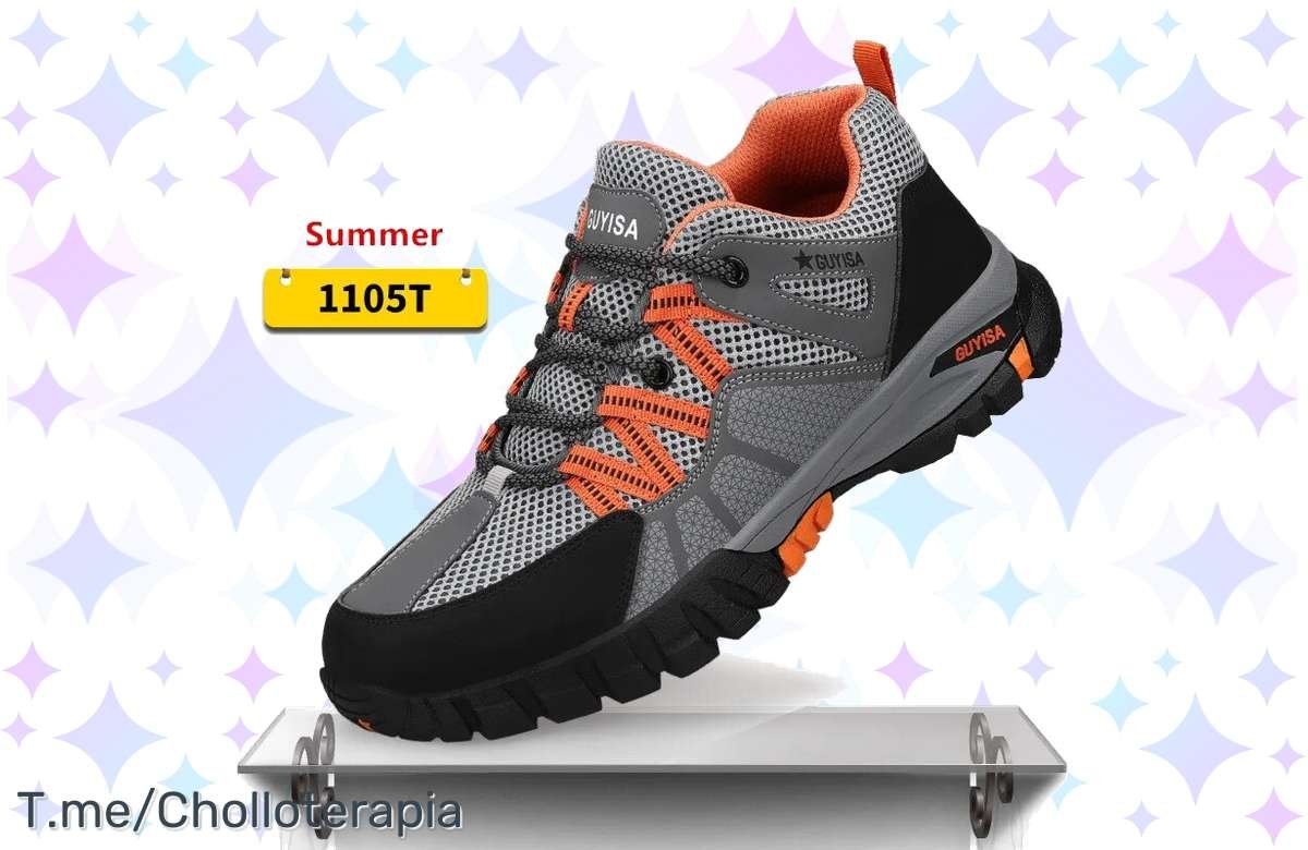 ¡Zapatos de trabajo irrompibles para hombres! ¡Protección total con punta de acero! ¡Antiperforaciones y antideslizantes! ¡Aprovecha ya!