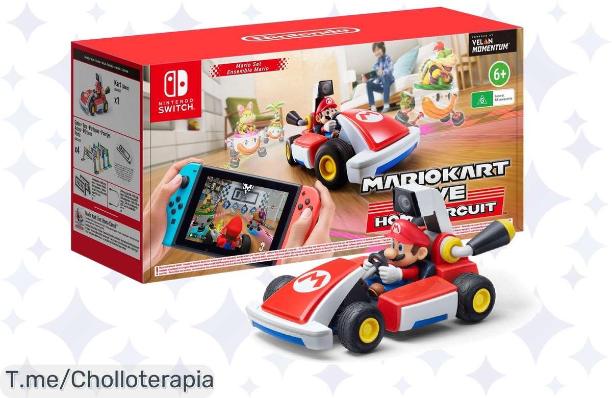 Ahorra hoy: Mario Kart Live para Switch a precio regalado, ¡no te lo pierdas!