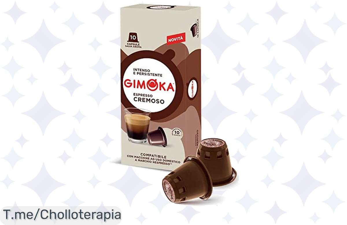 Aprovecha el sabor cremoso italiano de las cápsulas de café Gimoka al mejor precio