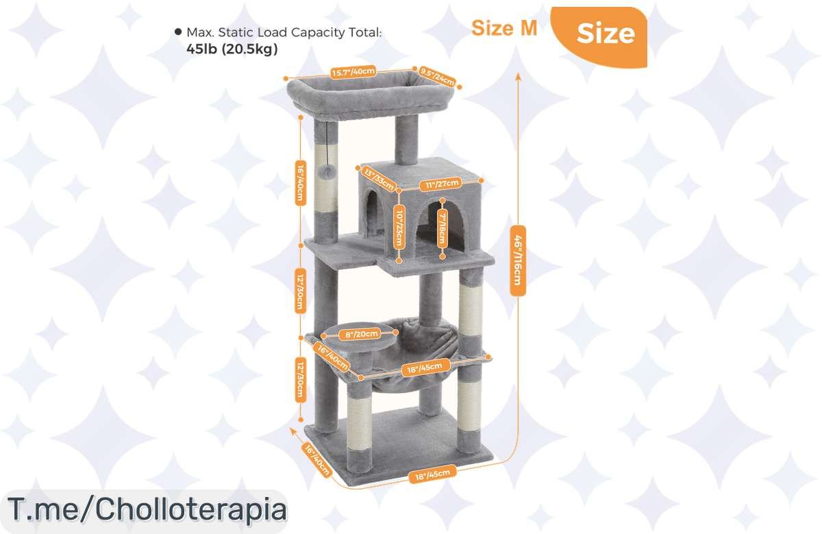 Árbol de gatos premium: juega y ahorra como nunca