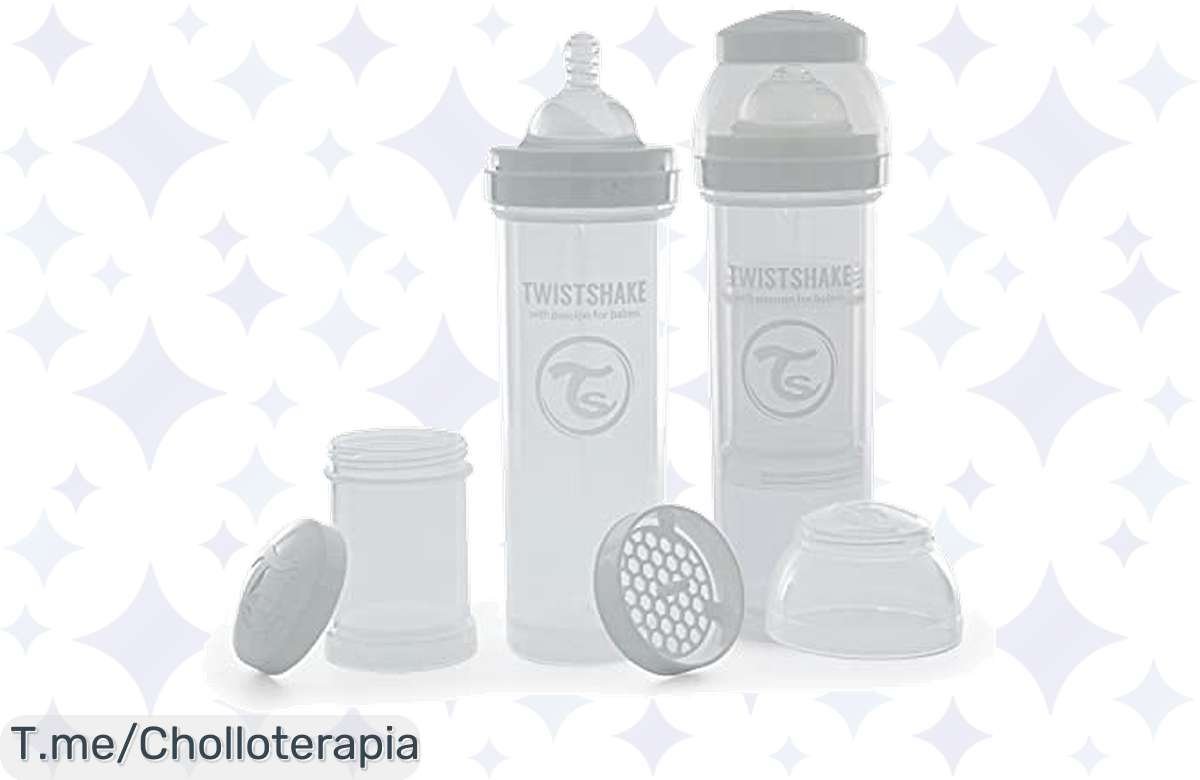 Biberón Twistshake Anticólicos: Bye bye cólicos y noches en vela