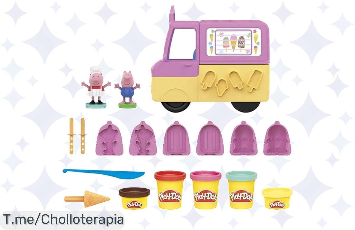 Camión de Helados de Peppa Pig: 5 Botes de Plastilina al Mejor Precio, ¡Corre por tu Ganga!