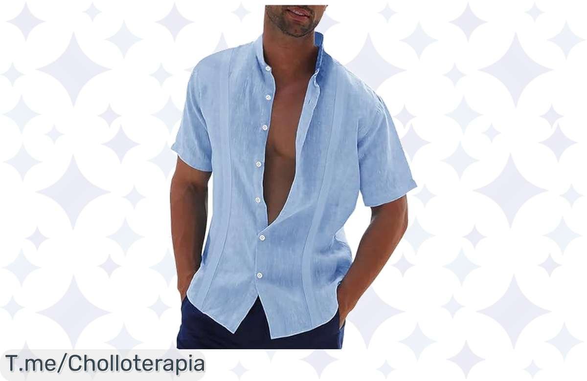 Camisas de lino a precio loco: Descuentos del 56%, ¡compra ya!