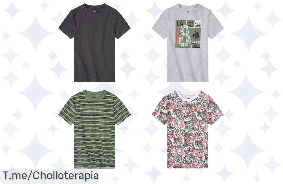Camisetas Júnior: ¡Pack de 2 a Precio de Locura! ¡No te lo Pierdas!